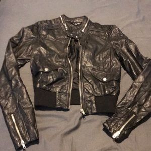 Pleather jacket!